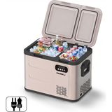 Coolist CLK50D 12/24V/220VOLT 49 Litre Çift Bölmeli Outdoor Kompresörlü Bluetooth Bağlantılı Oto Buzdolabı - 49 lt - Çok Renkli