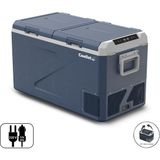 Coolist CLK80D 12/24V 220VOLT 82,5 Litre Çift Bölmeli Kompresörlü Outdoor Oto Buzdolabı/dondurucu - 82 lt - Mavi