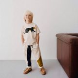 Cooll Bebek Erkek Çocuk Pamuklu T-Şhirt ve Eşofman Takım - 5-6 Y - Ekru-001