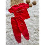 Cooll Bebek Kız Çocuk Süzene Nakışlı Jogger Takım - 7-8 Y - Kırmızı