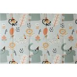 Coolmats Orman Şenliği Katlanabilir Oyun Matı 200X130 cm - Çok Renkli - 130 x 200 cm
