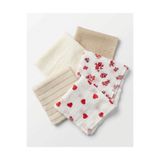 COOLMINIES ÇİFT KATLI %100 Muslin Bebek 5’Li Ağız Mendili,Büyük Boy Bebek Mendil, Bebek Salya Mendili (25*25cm)