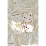 COOLMINIES Çok Amaçlı Muslin Örtü, Muslin Bebek Battaniyesi (80x90 cm) ve Örgü Pike Bebek Battaniyesi 100x115cm