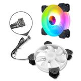 Coolmoon 12cm Rgb Işık Kasa Fan 12v 6 Pin Kontrolcü Gerektirir