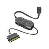 CoolMoon AR-1 5V 3Pin ARGB LED Kontrol Cihazı - Sata 15 Pin Güç - RGB Fan Şerit Led Denetleyici