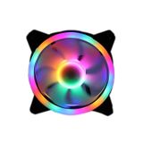 Coolmoon Rgb 12 Cm Kasa Fanı Rainbow Fan 3 Pin Pwm 2 Pin Molex