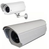Coolotic 2 parçalı bir CCTV güvenlik konut alüminyum kapalı açık kamera kutusu hava koşullarına dayanıklı bağlantı kutusu kabuk CCTV ağır gözetim kamera duvar montaj braketi