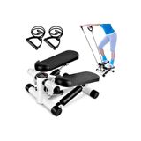 Cooltech Ipli Fitness Stepper Egzersiz Aleti -lcd Ekranlı Direnç Bantlı Taşınabilir Crossstep Fitness