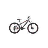 Cooper Çocuk Bisikleti 30 Cm Md 24 Jant 21 Vites Füme Kırmızı