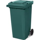 Çöp Konteyner Tekerlekli - Yeşil - 240 lt
