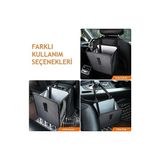 Çöp Kutusu, Oto Cöp Kovası, Atık Torbası, Su Geçirmez Kumaş Organizatör, Araba Çöp Torbası, Katlanabilir, Çok Amaçlı Seyahat Çantası