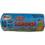 Çöp Torbası Endüstriyel Jumbo Çöp Poşeti 80X110 cm J400 gr 5'li