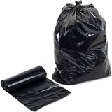 Çöp Torbası Kalın Jumbo Endüstriyel Siyah Çöp Poşeti 80x110 cm 10'lu Boy x 1 Rulo (500 gr)