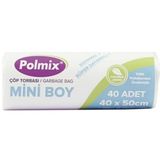 Çöp Torbası Polmix Çöp Poşeti Mini Boy 70 gr 40 X 50 (40 adet)