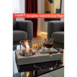 CopArt Elza Biyoetanol Masaüstü Şömine - 1 Lt Yakıt Hediye