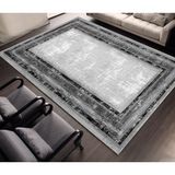 Coperta Home 6m² Süngerli Lastikli Halı Örtüsü - Gri - Siyah - 200 x 300 cm