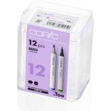 Copic Akrilik Marker Kutusu 12 Li (Copic, Sketch, Ink) - Renkli - standart