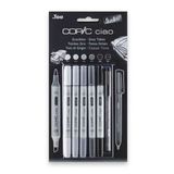Copic Ciao 5+1 Set Grey Tones Marker Kalem