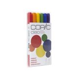Copic Ciao 6'lı Çift Taraflı Doldurulabilir Alkol Bazlı Primary Tonları Marker Seti