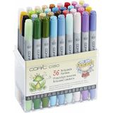 Copic Ciao Marker Kalemi Brilliant Colors 36'lı Set - Renkli