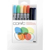 Copic Ciao Marker Kalemi Doodle Kit Rainbow Set - Renkli