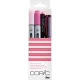 Copic Ciao Marker Kalemi Doodle Pack Pink Set - Renkli - Standart