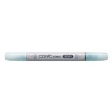 COPIC Ciao Marker Tip B - 000, Soluk Porselen Mavi, Çok Yönlü Düzen Kalemi, Orta Genişlikte ve Fırça Uçlu