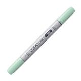 COPIC Ciao Marker Tip G - 00, yeşim yeşili, çok yönlü tuş kalemi, alkollü bazlı, orta genişlikte ve fırça uçlu