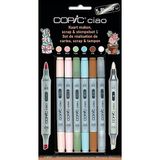 Copıc Ciao Set 5+1 Yeni 22075559 Scrap & Damga Seti 1 Copic-Set Kaart Maken