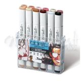 Copic Sketch 12'li Set Skin Tones Marker Kalem