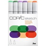 Copic Sketch 6lı Marker Kalem Set Secondary Tones
