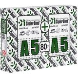 Copier Bond Copierbond A5 Fotokopi Kağıdı 80 gr 1000 Yaprak Beyaz Renk Baskı Kalitesi İçin Uygun