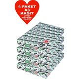 Copier Bond (Ve-Ge) A3 80GR Fotokopi Kağıdı 2000 Adet Kağıt (4PK*500 Kağıt)