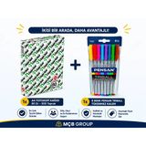 Copierbond A4 Fotokopi Kağıdı 80 Gr 500 Yaprak + Pensan Triball 8 Renk Tükenmez Kalem Avantajlı Ofis Okul Seti