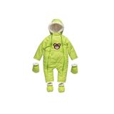 coppa kids Kayak Tulum Bebe Kar Kıyafeti Ayıcık Nakışlı Kışlık- Açık Yeşil - 9-12 Ay