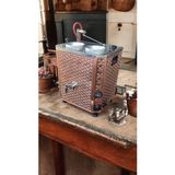 Copper Atelier Bakır Elektrikli Çayland Çay Kazanı 25 Lt Kapasiteli İki Demlikli Dayanıklı Tasarım
