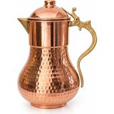 Copper Empire El Dövmesi Klasik Bakır Sürahi 2 L 1 mm Saf Bakır 27 cm - 2 lt