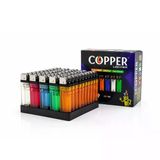Copper Lighter Ct-100 Taşlı Cep Çakmağı - Doldurulabilir Uzun Boy- 50'Li Paket