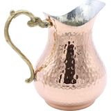Copperdone El Dövmesi Pirinç Kulplu Bakır Sürahi Orta Boy - 620 ml