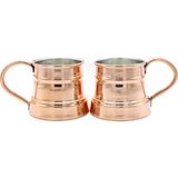 Copperdone El Yapımı Bakır Kokteyl Bira Içecek Kupası Bardağı Bakır Kulplu