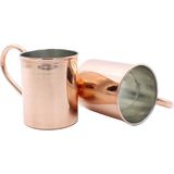 Copperdone El Yapımı Bakır Kokteyl Içecek Kupası Bardağı Bakır Kulplu