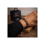 COPPERMS El Yapımı Bakır Bileklik – Triskelion Sembolü, Tensor Enerjiden İlhamlı, Spiritüel Tasarım