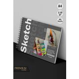 Copyrite Eskiz Defteri Sketch Book | A4 110gr, Sert Kapak | Resim Defteri Premium Resim Defteri