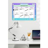 Copyrite Glow Haftalık Planlayıcı Yazılıp Silinebilir (42x30) Ders, İş, Rutin Planlama Duvar Panosu