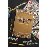 Copyrite Harfler Sticker Defteri 1690+ Adet Bullet Journal, Scrapbook, Harfli, Sayılı, Sticker Defteri - Renkli