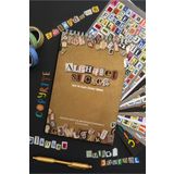 Copyrite Harfler Sticker Defteri 1690+ Adet Bullet Journal, Scrapbook, Harfli, Sayılı, Sticker Defteri