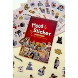 Copyrite Mood Eğlenceli Sticker Defteri | 12 Yaprak Özel Tasarım | Bullet Journal, Scrapbook, Laptop, Mood Sticker