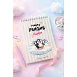 Copyrite Mood Penguen Sticker Defteri Bullet Journal, Planner | Nihilist Penguen | Sticker Defteri - 15 x 22 cm - Mavi