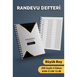 Copyrite Randevu Planlama Defteri Günlük ve Saatlik Planlayıcı Defter - Büyük Boy