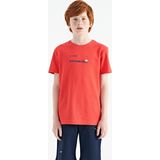 Coral Baskı Detaylı O Yaka Standart Kalıp Erkek Çocuk T-Shirt - 11117